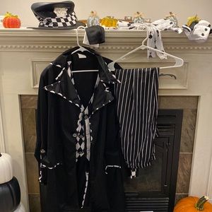 Mens Mad Hatter Halloween Costume Size XL